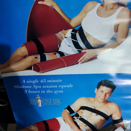 Slimtone professional tightening system used with accessories