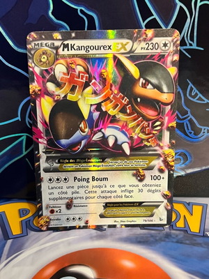 Pokémon MKangaskhan Ex card used, French, Ultra Rare