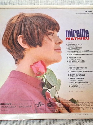 Mireille Mathieu LP μεταχειρισμένο, ποπ μουσική 1967 UK SX 6210