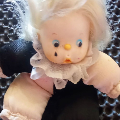 Mini vintage doll The Baby Clown used with missing hand
