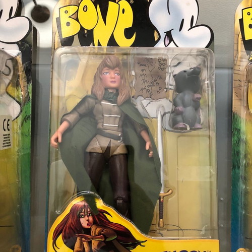 Bone Set of 9 Used Jeff Smith Figures, Rare