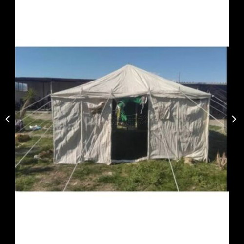 Large tent 16 square meters like new with 4x4 meter inner lining
