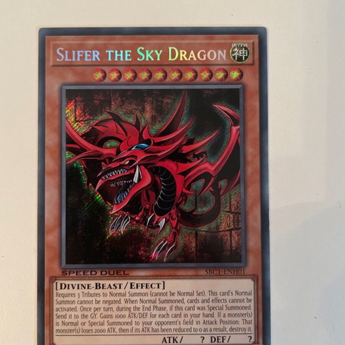 slifer the sky dragon card sleeves Slifer the Sky Dragon Yu-Gi-Oh! card like… - € 3,00