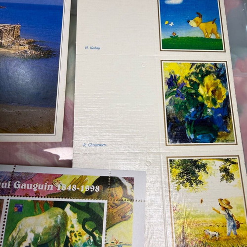 Θεματικά φυλλαράκια και διάφορα γραμματόσημα μεταχειρισμένα