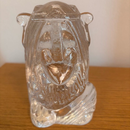 Lindshammar crystal troll sculpture like new
