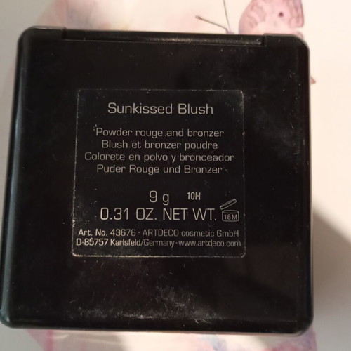 Art Deco blush slightly used