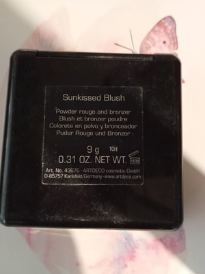 Art Deco blush slightly used