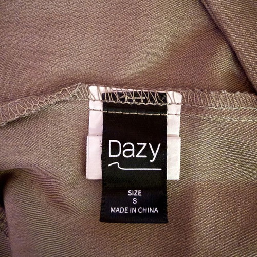 Elegant top with black bows, grey, size S