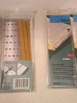 Καβαλάρηδες αυτοκόλλητοι DURABLE tabfix 8402 σετ 4 τεμ. καινούργιο