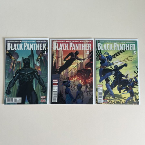 Black Panther comics bundle, issues 1-3, Marvel 2016