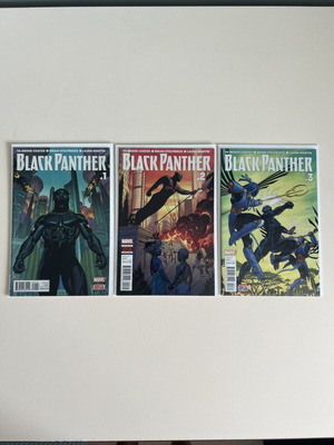 Black Panther comics bundle, issues 1-3, Marvel 2016