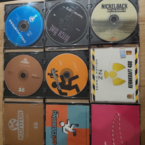 Mainstream, House, Techno Music CDs collection