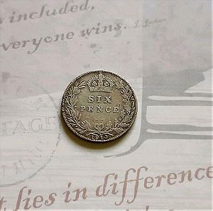 6 pence 1910 Αγγλία