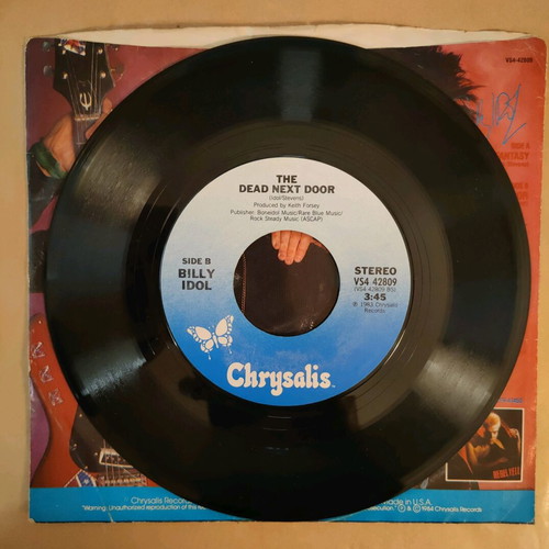 Billy Idol Flesh For Fantasy small record used 1983