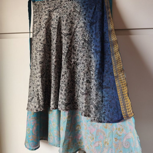 Indian Magic Boho Wrap Skirt one size, like new, multicolor