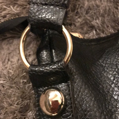 Mulberry shoulder bag used, black, vegan leather