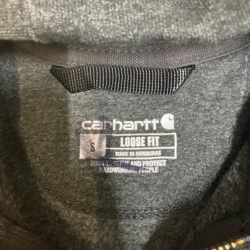 Carhartt Wip grey loose fit vest, size S, streetwear workwear