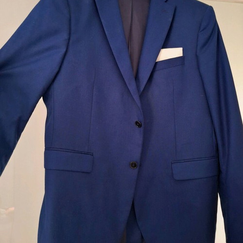 Men's blue suit like new, size S