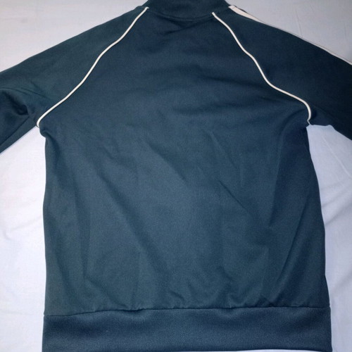 Adidas vintage jacket used, limited edition, white and blue, size S
