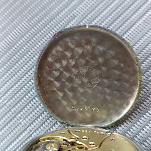 Vintage Chronomètre Zenith Pocket Watch like new, 1933-1934