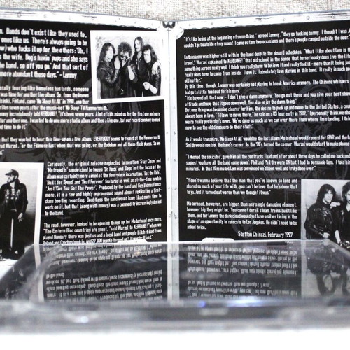 Motörhead Nö Sleep At All CD album reissue remastered like new