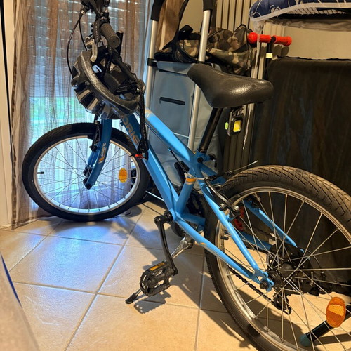 Orient city bike, 20 inch, blue, men's, with gears