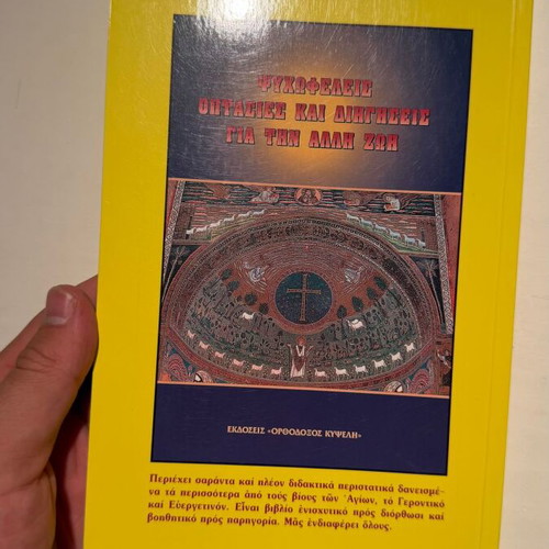 Epistrofi Apo Tin Alli Zoi book new, Orthodox theology