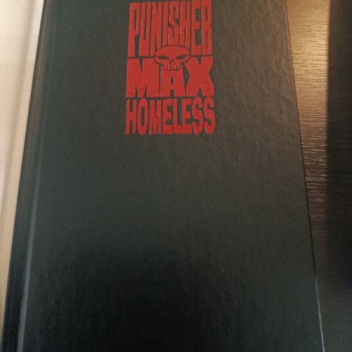 Punisher Max: Homeless Marvel hardcover comic book, first printing 2012