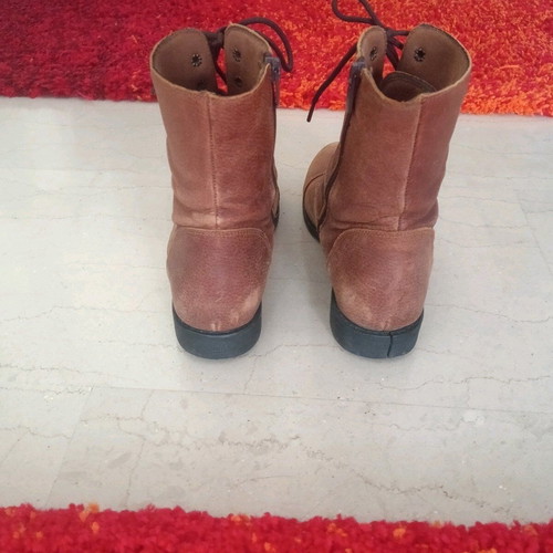 Commanchero leather ankle boots used brown size 40