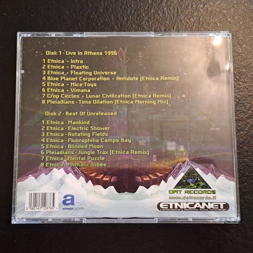 Etnica Live in Athens 1996 2xCD electronic music