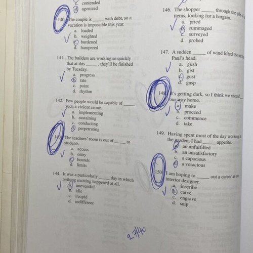 Burlington Practice Tests Michigan Proficiency book used