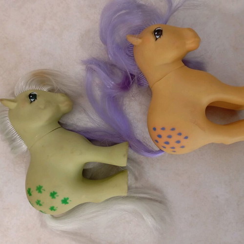 My Little Pony stable used with 2 ponies from 1984