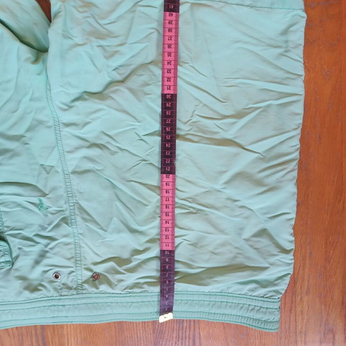 Polo Ralph Lauren swimsuit used, size XXL, green and turquoise, hole and stain