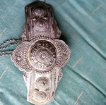 Authentic Antique Silver Buckle 30cm, like new, 19th century