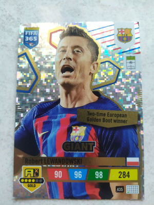 Robert Lewandowski Panini Fifa365 Adrenalyn XL card like new
