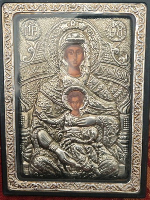 Silver icon from Jerusalem like new