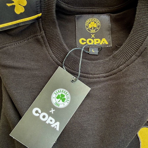 Panathinaikos FC x COPA Football Crewneck Sweatshirt new, size L black/gold