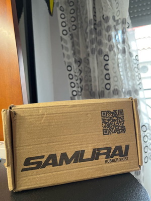 Samurai lip spoiler new, black matte