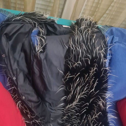 Fur vest new, one size, black