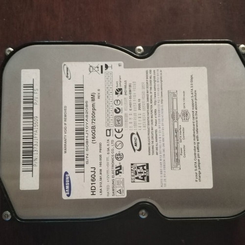 Samsung HD160JJ 3.5" HDD 160GB 7200rpm SATA