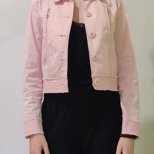 Pink cotton jacket Alain Manoukian like new