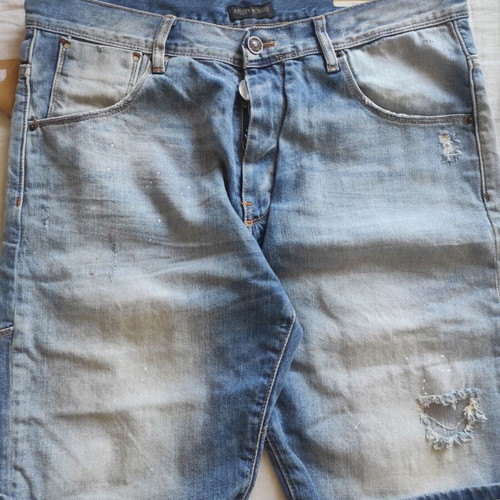 Antony Morato loose fit denim bermuda shorts size 32 new