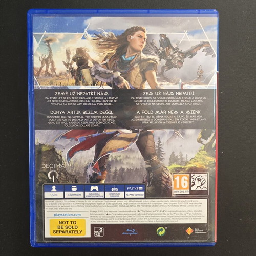 Horizon Zero Dawn PS4 game like new