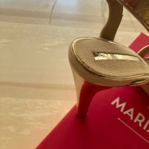 Mariamare sandals 12cm heel size 40 pink gold like new