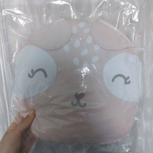 Baby hug pillow new, pink fox