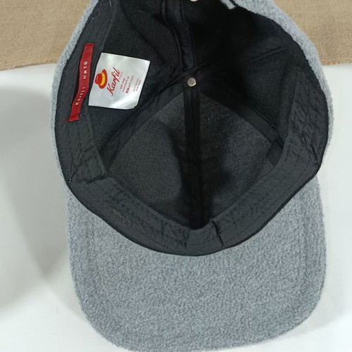 Karfil Hats baseball cap grey like new, flat wide brim