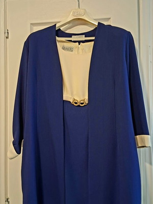 Abiye Dress Set With Mantle Like New