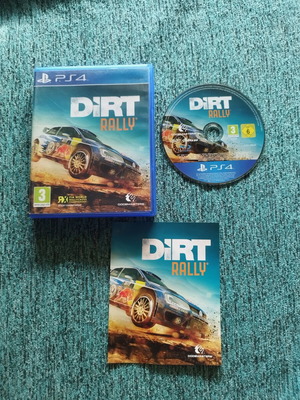 Dirt Rally PlayStation 4 game like new, racing