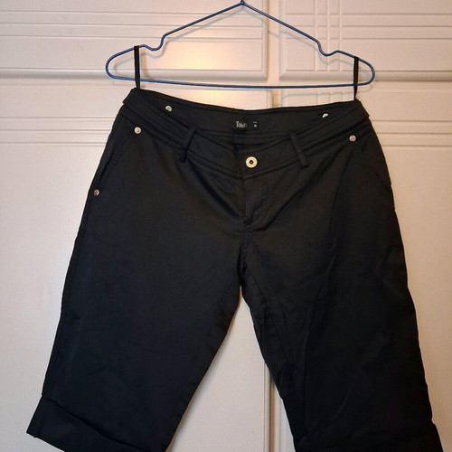 Toi&Moi satin black bermuda shorts like new, size M