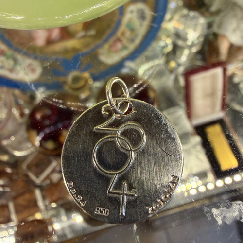 Zolotas Olympic Games pendant silver 950 like new